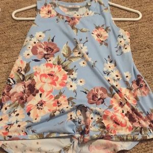 Floral tank top
